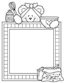 Bordas decoradas para colorir