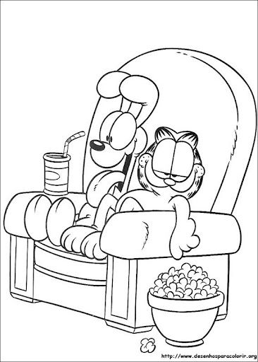 DESENHOS DE GARFIELD PARA COLORIR