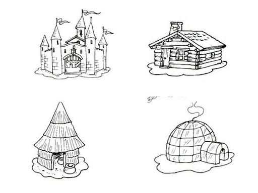 CASA DESENHOS PARA COLORIR CASAS
