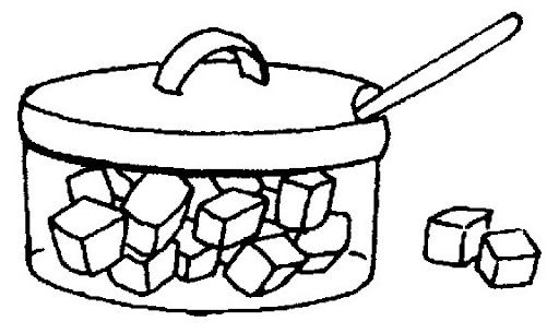 AÇUCAR COLORIR DESENHO AÇUCAR