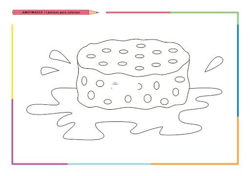 Desenhos higiene pessoal para colorir