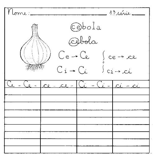 Palavras CE CI Atividades