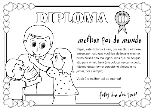 DIPLOMA MELHOR PAI