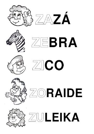 SILABÁRIO COM PALAVRAS