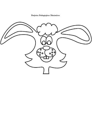 MOLDE MARIONETE COELHO