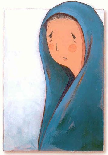 Jesus encontra a sua mãe