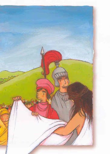 Jesus é depositado das suas vestes