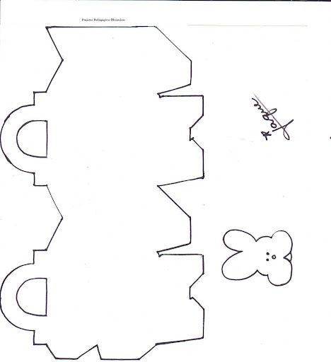 Molde Cestinha para imprimir