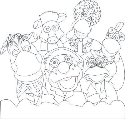 Personagens de Desenhos Animados para colorir