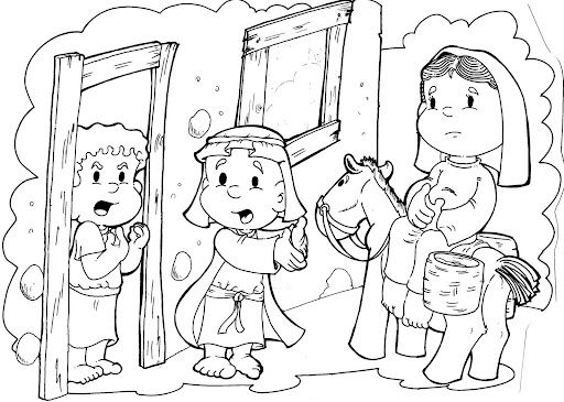 NASCIMENTO DE JESUS PARA COLORIR