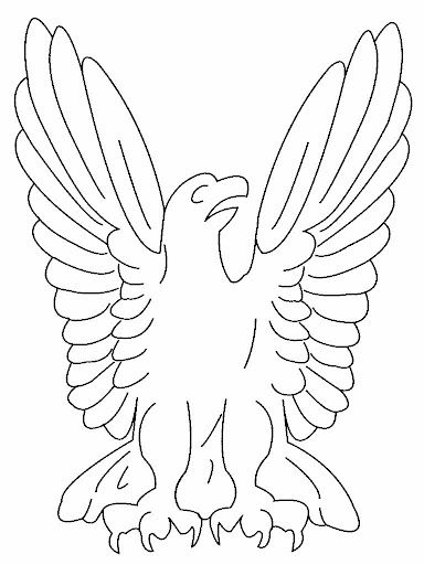 DESENHO AGUIA PARA COLORIR