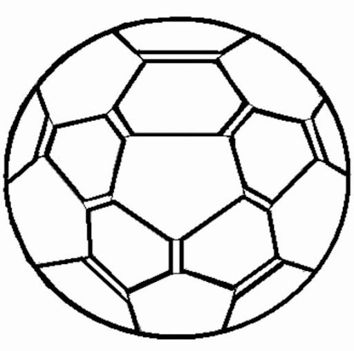 DESENHO DE BOLA PARA COLORIR